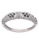 18ct White Gold 0.20ct Diamond Fancy Ring