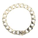 9ct Yellow Gold Curb Bracelet 8"