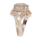 9ct Yellow Gold Prasiolite Single Stone Ring