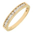 9ct Yellow Gold Diamond Eternity Ring