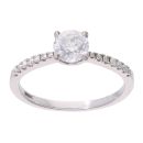18ct White Gold 0.88ct Diamond Solitaire Ring