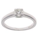18ct White Gold 0.40ct Brilliant Cut Diamond Solitaire Ring