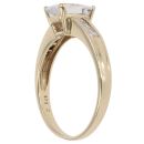9ct Yellow Gold Cubic Zirconia Solitaire Ring