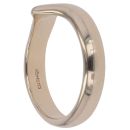 9ct Yellow Gold Plain Wishbone Ring