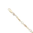 9ct Yellow Gold Fancy Bracelet 8"