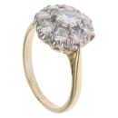 18ct Yellow Gold 1.20ct Cluster Diamond Ring