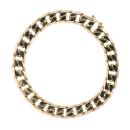 9ct Yellow Gold Curb Bracelet 6.5"