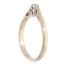 9ct Yellow Gold 0.10ct Diamond Solitaire Ring