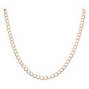 9ct Yellow Gold Curb Chain 22"