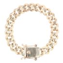 9ct Yellow Gold Curb Bracelet 8"
