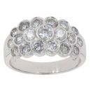 18ct White Gold Brilliant Cut 1.50ct Diamond Fancy Ring