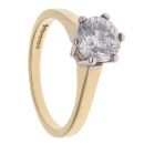 18ct Yellow Gold 1.50ct Brilliant Cut Diamond Solitaire Ring