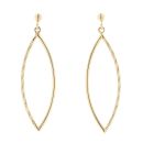 9ct Yellow Gold Oval Drop Earrings