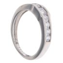 9ct White Gold Cubic Zirconia Ring