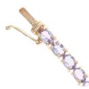 9ct Yellow Gold Tanzanite Bracelet 7"