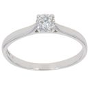 18ct White Gold 0.35ct Diamond Solitaire Ring