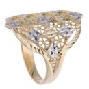 14ct Yellow And White Gold Ring