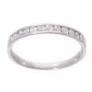 18ct White Gold 0.20ct Diamond Eternity Ring