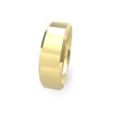 9ct Yellow Gold 6mm Soft Chamfered Edge Wedding Band