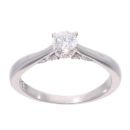 18ct White Gold 0.43ct Diamond Solitaire Ring
