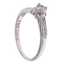 9ct White Gold 0.33ct Brilliant Cut Diamond Solitaire Ring