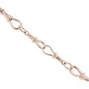 9ct Yellow Gold Albert T-Bar Fob Chain 18"