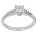 18ct White Gold 0.50ct Brilliant Cut Diamond Solitaire Ring