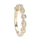 9ct Yellow Gold 0.33ct Diamond Eternity Ring by Anya Belle
