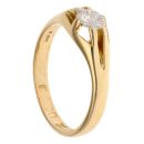 18ct Yellow Gold 0.50ct Diamond Signet Ring