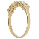 18ct Yellow Gold 0.70ct Brilliant Cut Diamond Half Eternity Ring