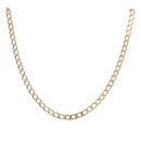 9ct Yellow Gold Curb Chain 22"