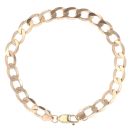 9ct Yellow Gold Curb Bracelet 8"