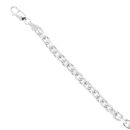 Silver Curb 8" Bracelet by Icesia