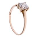 9ct Yellow Gold 0.65ct Princess Cut Diamond Solitaire Ring