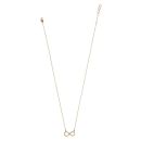 22ct Yellow Gold Rose Gold Dailywear Infinity Necklace
