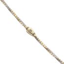 14ct Yellow And White Gold Monaco Spin Plain Lock Twist Chain 24"