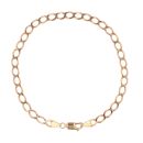 9ct Yellow Gold Curb Bracelet 8.5"