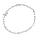 9ct White Gold 1.50ct Brilliant Cut Diamond Bracelet 7"