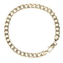 9ct Yellow Gold Curb Bracelet 9"