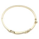 9ct Yellow Gold 0.65ct Brilliant Cut Diamond Bangle