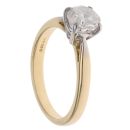 18ct Yellow Gold 1.00ct Brilliant Cut Diamond Solitaire Ring