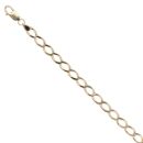 9ct Yellow Gold Curb Bracelet 9"