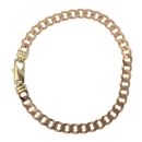 9ct Yellow Gold Curb Bracelet 8"