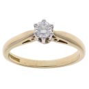18ct Yellow Gold 0.30ct Diamond Solitaire Ring