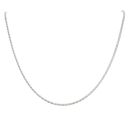 Silver Spiga Chain 20" by Icesia
