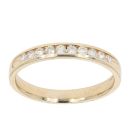 9ct Yellow Gold 0.33ct Diamond Eternity Ring