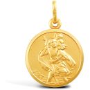 9ct Yellow Gold St Christopher Pendant