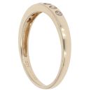 9ct Yellow Gold 0.20ct Brown Diamond Eternity Ring