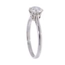 Platinum 0.90ct Certificated Diamond Solitaire Ring