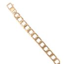 9ct Yellow Gold Curb Bracelet 8"